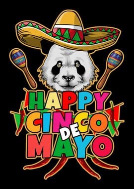 Happy Cinco De Mayo Panda