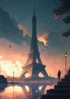 Cloudy day in Paris