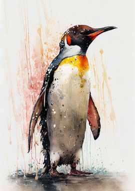 Penguin Watercolor