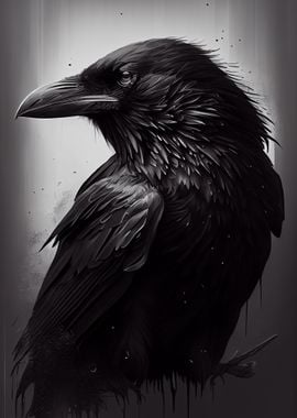 Raven Portrait