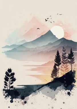 Watercolor Naturescape