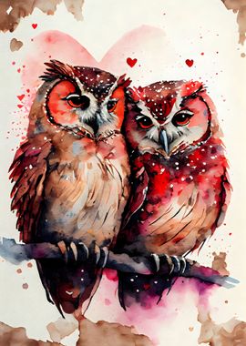 A Owl Couples Romance