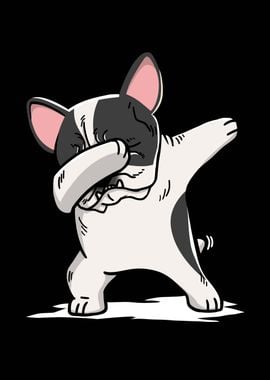 French Bulldog Dabbing 