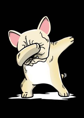 French Bulldog Dabbing