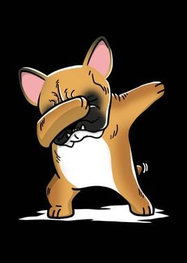 French Bulldog Dabbing 