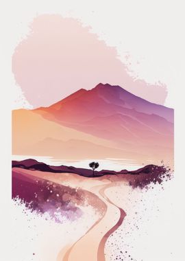 Watercolor Naturescape 