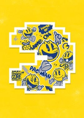 PAC-MAN Stickers