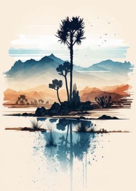 Watercolor Naturescape 