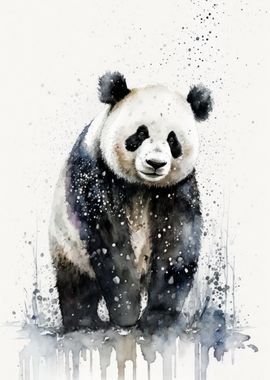 Panda Watercolor