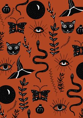 Halloween Pattern Glam 2 