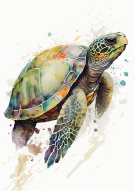 Turtle Watercolor