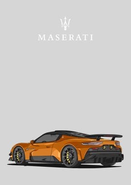 maserati mc 20 orange