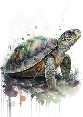 Turtle Watercolor