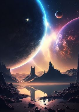 Celestial Nature Landscape