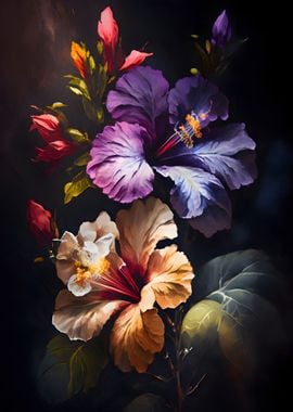 Colorful Floral Art Design