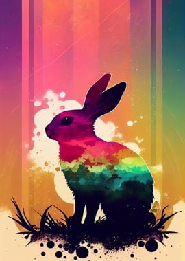 Rabbit Silhouette