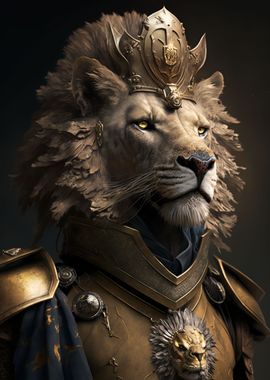 Portrait Of A Lion Hero