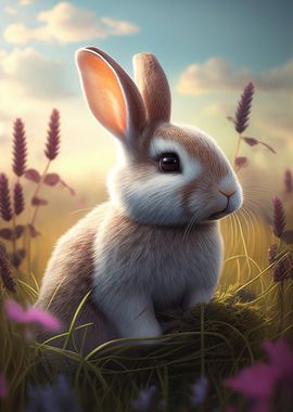 Cute Rabbit Forest Animal