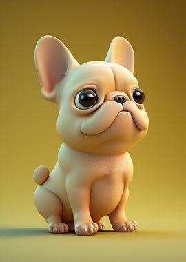 French Bulldog Cartoon