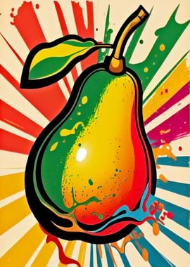 Pop Art Pear Delight