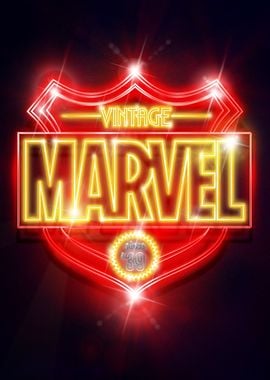 Marvel Vintage neon