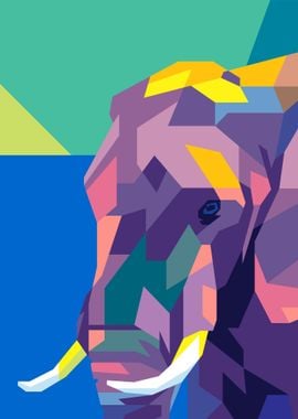 Elephant Pop Art