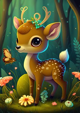 deer cute 