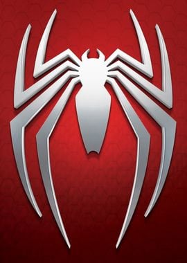 White spider logo