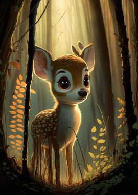 deer cute 