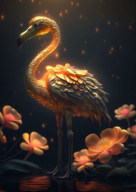 Golden Flamingo