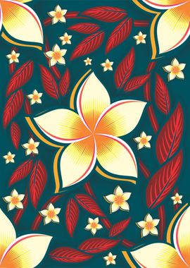 FRANGIPANI PATTERN 