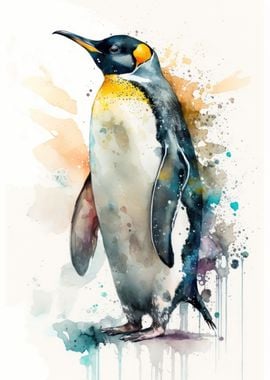 Penguin Watercolor