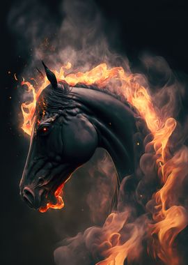 black horse