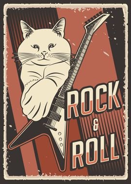 Rock and Roll with cat