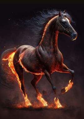 black horse