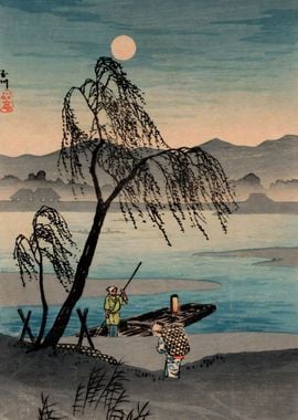 Ukiyo e Tama River