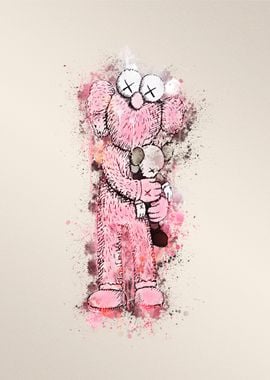 KAWS ‘Pink BFF’ Poster