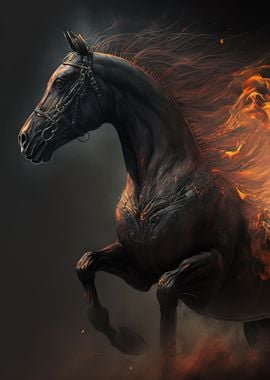 black horse