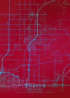 Owasso Oklahoma City Map