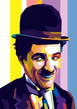 Charlie Chaplin Pop Art