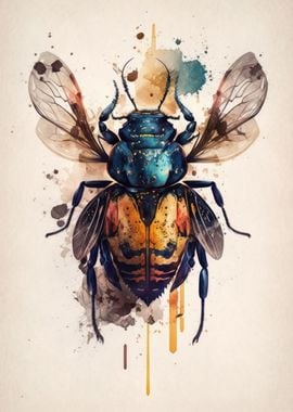 Insect Watercolor