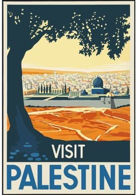 Vintage travel poster