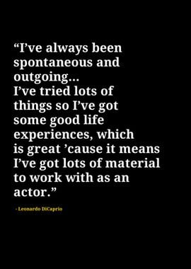 Leonardo Dicaprio quotes