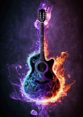 Guitar fire