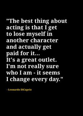 Leonardo Dicaprio quotes