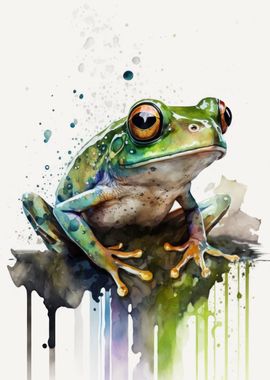 Frog Watercolor