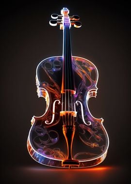 Violin music art 