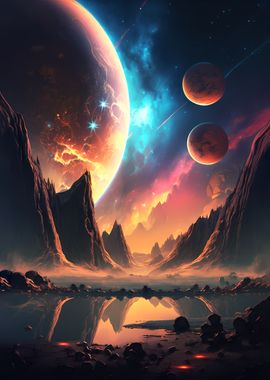 Dawn of Cosmos Landscape