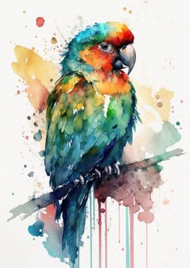 Parrot Watercolor