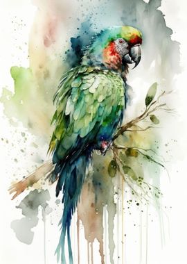 Parrot Watercolor